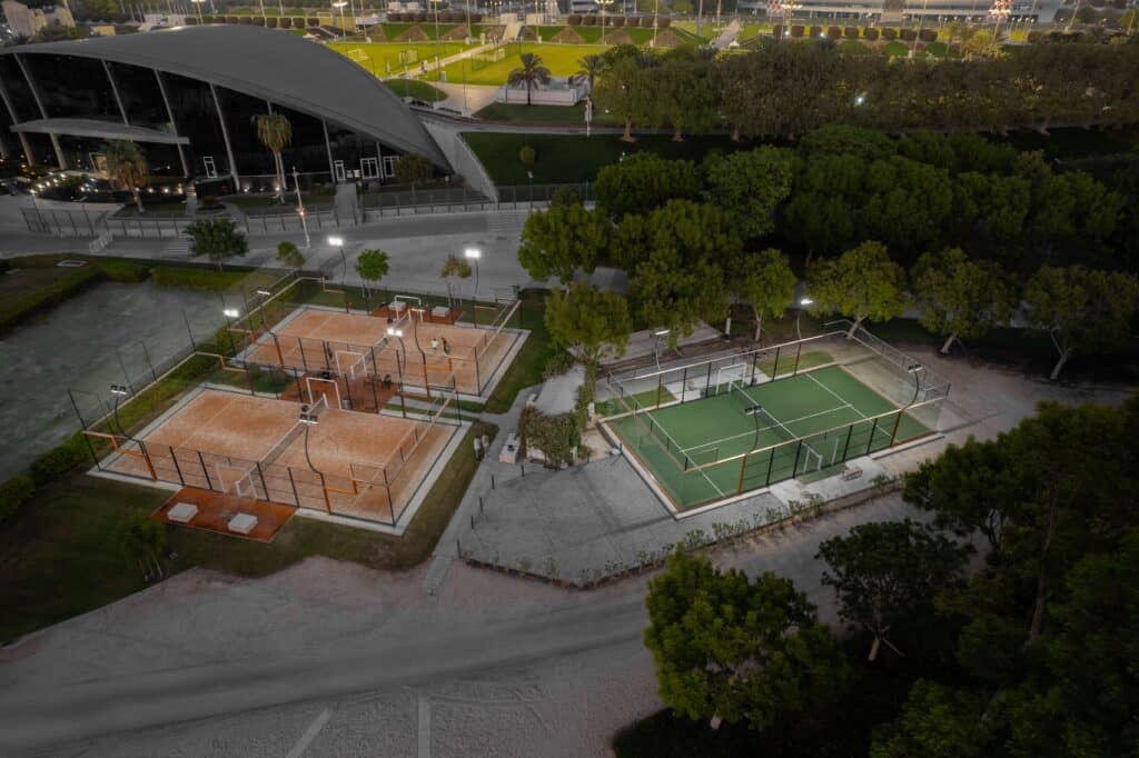 Blue, Green, or Earth-toned Padel Court?